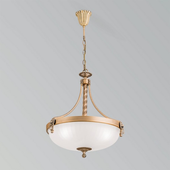 Orion Rocca bronz-opál függesztett lámpa (ORI-HL 6-1612/3) E27 3 izzós IP20