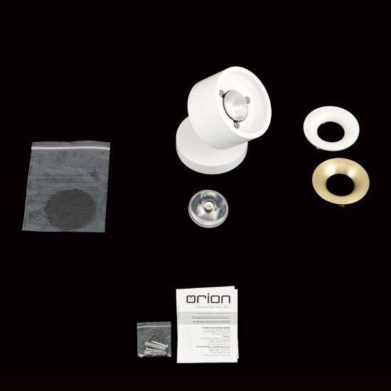 Orion Specter fehér LED mennyezeti spotlámpa (ORI-Str 10-602/1_WH) LED 1 izzós IP20
