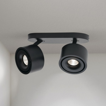 Orion Specter fekete LED mennyezeti spotlámpa (ORI-Str 10-602/2_BL) LED 2 izzós IP20