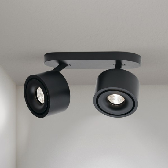 Orion Specter fekete LED mennyezeti spotlámpa (ORI-Str 10-602/2_BL) LED 2 izzós IP20