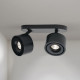 Orion Specter fekete LED mennyezeti spotlámpa (ORI-Str 10-602/2_BL) LED 2 izzós IP20