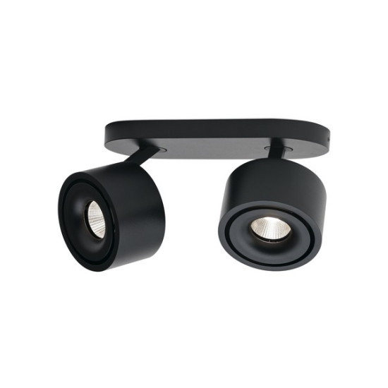 Orion Specter fekete LED mennyezeti spotlámpa (ORI-Str 10-602/2_BL) LED 2 izzós IP20
