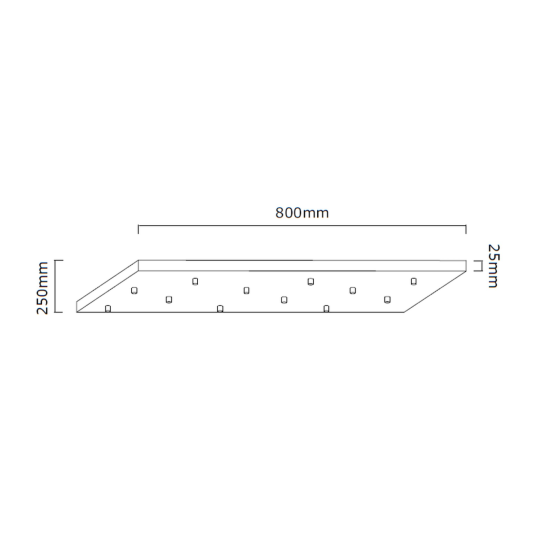 Orlicki Design Ero XII Cromo 80x25 króm-fehér függesztett lámpa (OR-OR85440) G9 12 izzós IP20