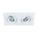 Orlicki Design Fasto II Bianco fehér beépíthető lámpa (OR-OR83453) GU10 2 izzós IP20