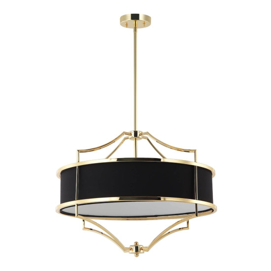Orlicki Design Stesso Gold / Nero M fekete-arany függesztett lámpa (OR-OR84160) E27 4 izzós IP20