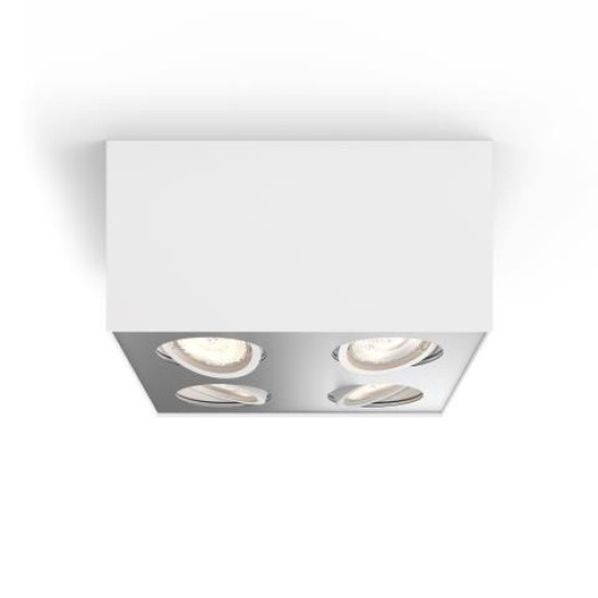 PHILIPS BOX fehér LED mennyezeti spotlámpa (PHI-8718696164549) LED 4 izzós IP20
