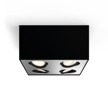 PHILIPS BOX fekete LED mennyezeti spotlámpa (PHI-8718696164556) LED 4 izzós IP20