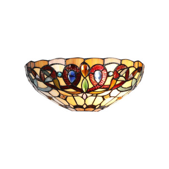 Prezent Tiffany színes Tiffany fali lámpa (PRE-1707) E27 1 izzós IP20