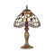 Prezent Tiffany színes Tiffany asztali lámpa (PRE-1709) E14 1 izzós IP20