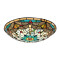 Prezent Tiffany színes mennyezeti Tiffany lámpa (PRE-1714) E27 3 izzós IP20