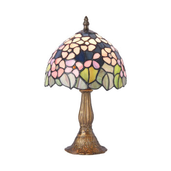 Prezent Tiffany színes Tiffany asztali lámpa (PRE-202) E14 1 izzós IP20