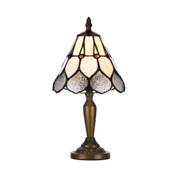Prezent Tiffany színes Tiffany asztali lámpa (PRE-218) E14 1 izzós IP20