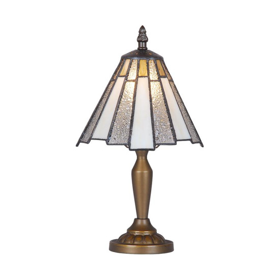 Prezent Tiffany színes Tiffany asztali lámpa (PRE-219) E14 1 izzós IP20
