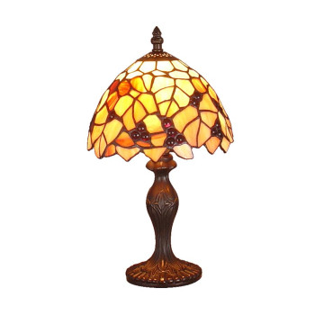 Prezent Tiffany színes Tiffany asztali lámpa (PRE-69) E14 1 izzós IP20