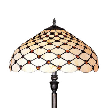 Prezent Tiffany színes Tiffany állólámpa (PRE-76) E27 2 izzós IP20
