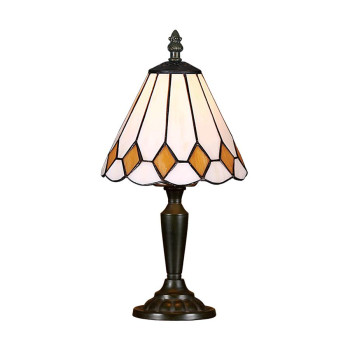 Prezent Tiffany színes Tiffany asztali lámpa (PRE-90) E14 1 izzós IP20