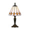 Prezent Tiffany színes Tiffany asztali lámpa (PRE-90) E14 1 izzós IP20
