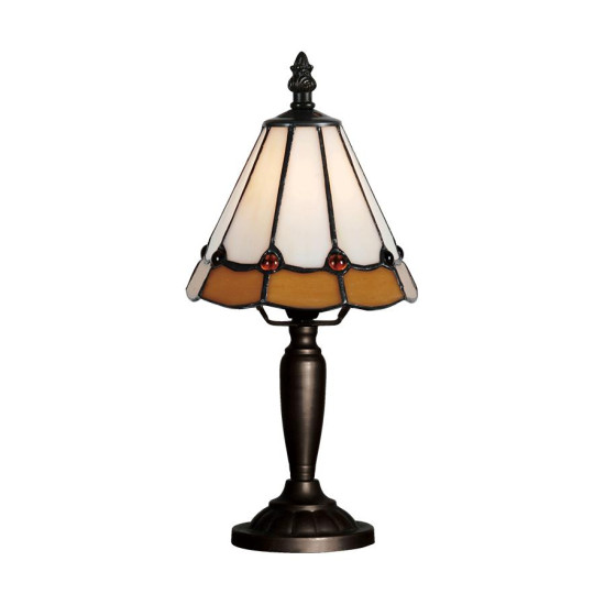 Prezent Tiffany színes Tiffany asztali lámpa (PRE-91) E14 1 izzós IP20