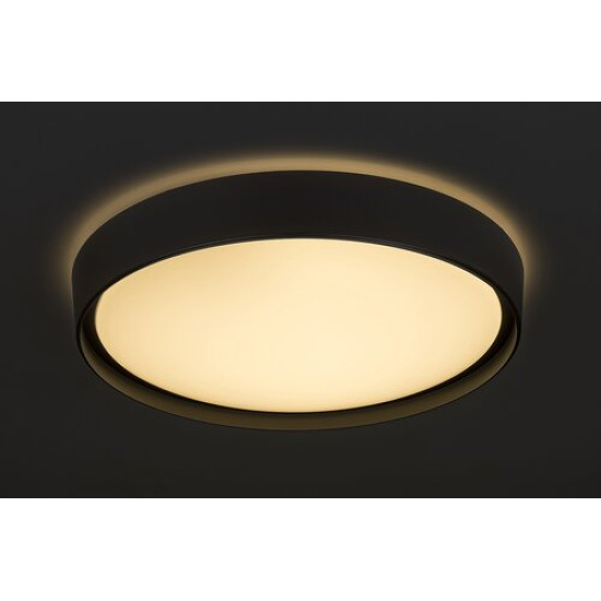 Rábalux Achilles fekete-fehér LED mennyezeti lámpa (RAB-3146) LED 1 izzós IP20