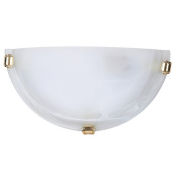Rábalux Alabastro fehér alabástrom-arany fali lámpa (RAB-3001) E27 1 izzós IP20