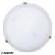 Rábalux Alabastro fehér alabástrom-arany mennyezeti lámpa (RAB-3301) E27 2 izzós IP20