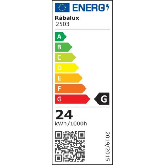 Rábalux Alexis króm-fehér LED mennyezeti lámpa (RAB-2503) LED 1 izzós IP20