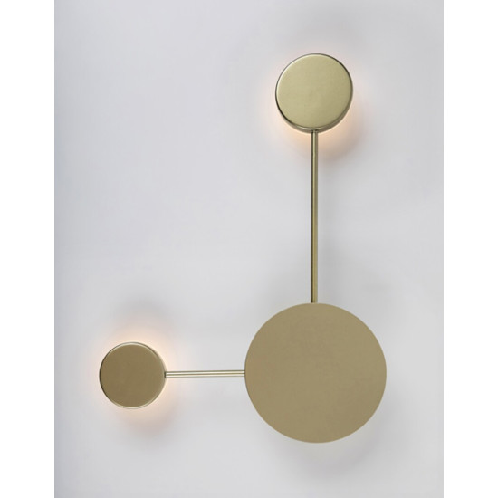 Rábalux Amadeo pezsgő arany LED fali lámpa (RAB-71274) LED 1 izzós IP20