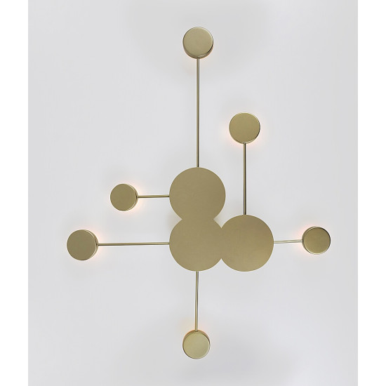 Rábalux Amadeo pezsgő arany LED fali lámpa (RAB-71276) LED 1 izzós IP20