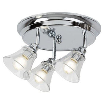 Rábalux Antoine króm fürdőszobai mennyezeti lámpa (RAB-3210) E14 3 izzós IP44