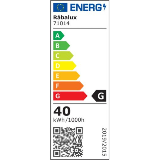 Rábalux Athelstan ezüst-aluminium LED mennyezeti lámpa (RAB-71014) LED 1 izzós IP20