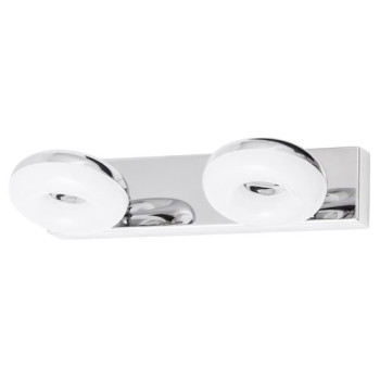 Rábalux Beata króm-fehér LED fürdőszobai fali lámpa (RAB-5717) LED 2 izzós IP44