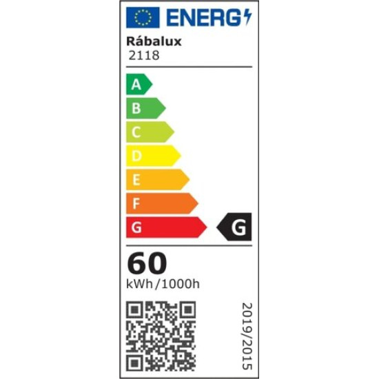 Rábalux Bruce fehér-króm LED mennyezeti lámpa (RAB-2118) LED 1 izzós IP20