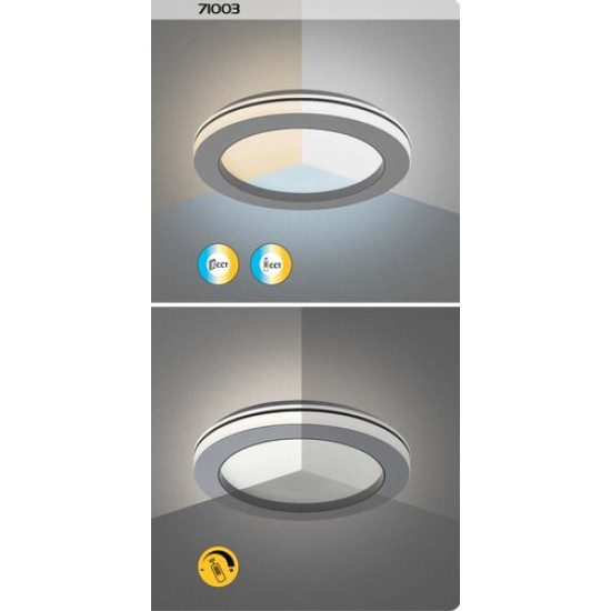 Rábalux Cooperius fehér LED mennyezeti lámpa (RAB-71003) LED 1 izzós IP20