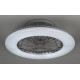 Rábalux Dalfon ezüst-fehér LED ventilátor lámpa (RAB-6859) LED 1 izzós IP20