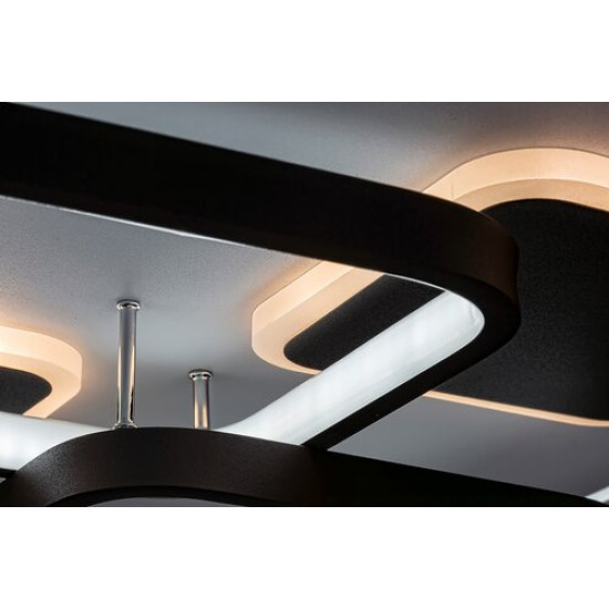 Rábalux Delion barna-fehér LED mennyezeti lámpa (RAB-6250) LED 1 izzós IP20