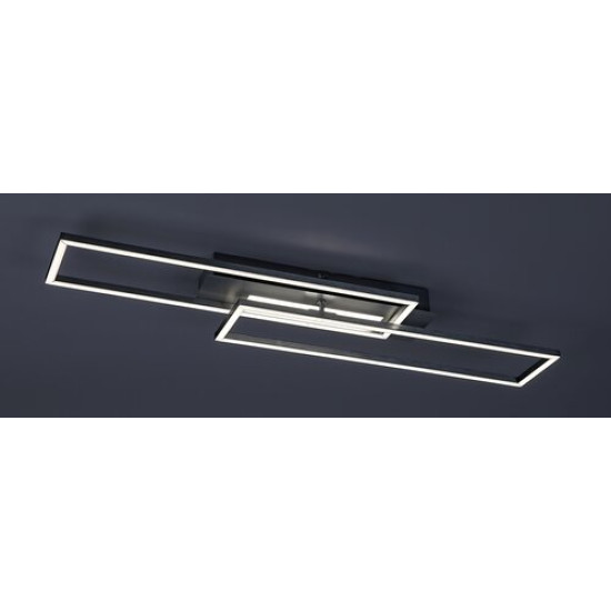 Rábalux Demetrius ezüst-aluminium LED mennyezeti lámpa (RAB-71012) LED 1 izzós IP20