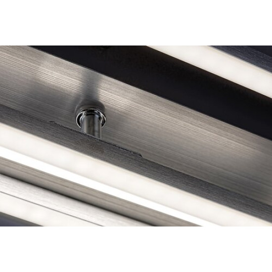 Rábalux Demetrius ezüst-aluminium LED mennyezeti lámpa (RAB-71012) LED 1 izzós IP20