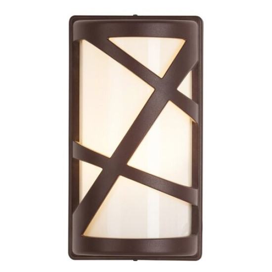 Rábalux Durango barna-fehér kültéri fali lámpa (RAB-8766) E27 1 izzós IP54