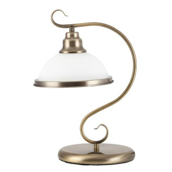 Rábalux Elisett bronz-fehér asztali lámpa (RAB-2752) E27 1 izzós IP20