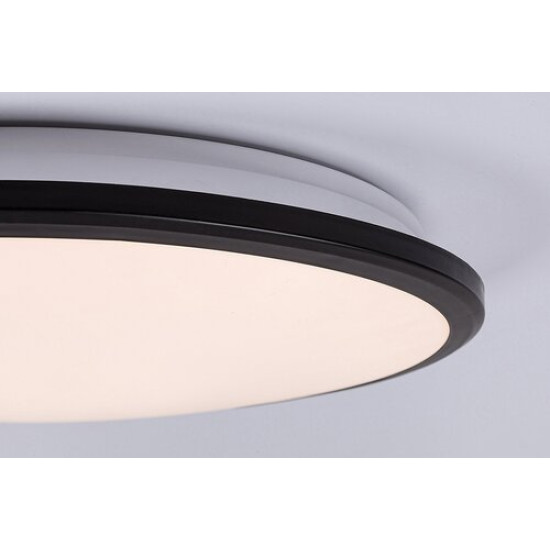 Rábalux Engon fekete-fehér LED mennyezeti lámpa (RAB-71128) LED 1 izzós IP20
