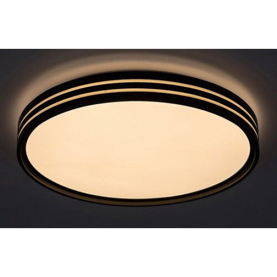 Rábalux Epora matt fekete-fehér LED mennyezeti lámpa (RAB-71118) LED 1 izzós IP20