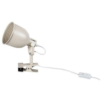 Rábalux Flint bézs-fehér csiptetős lámpa (RAB-3093) E14 1 izzós IP20
