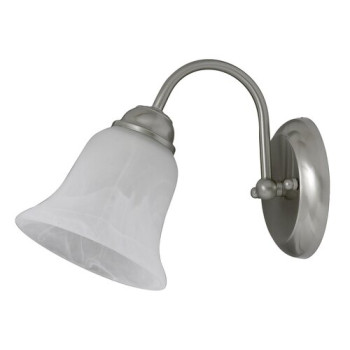 Rábalux Francesca matt króm-fehér fali lámpa (RAB-7361) E14 1 izzós IP20