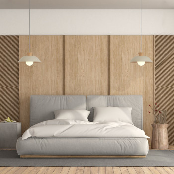 Rábalux Golnar bézs függesztett lámpa (RAB-72230) G9 1 izzós IP20