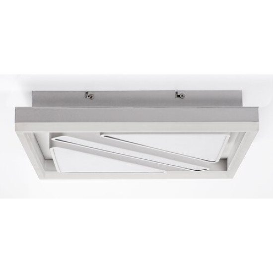 Rábalux Gremin fekete-fehér LED mennyezeti lámpa (RAB-71111) LED 1 izzós IP20