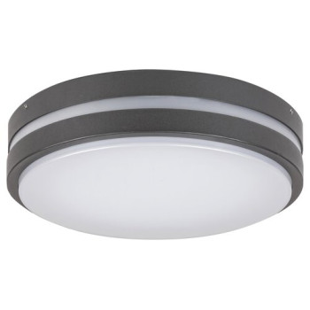 Rábalux Hamburg antracit-fehér LED kültéri mennyezeti lámpa (RAB-8848) LED 1 izzós IP44
