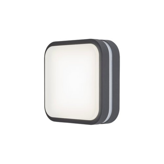 Rábalux Hamburg antracit-fehér LED kültéri mennyezeti lámpa (RAB-8850) LED 1 izzós IP44
