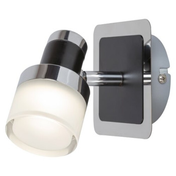 Rábalux Harold fekete-króm LED fürdőszobai falikar (RAB-5021) LED 1 izzós IP44