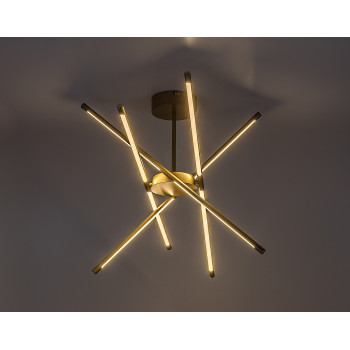 Rábalux Henli2 arany LED mennyezeti lámpa (RAB-71339) LED 1 izzós IP20