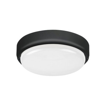 Rábalux Hort fekete-fehér LED kültéri fali lámpa, kültéri mennyezeti lámpa (RAB-7407) LED 1 izzós IP54
